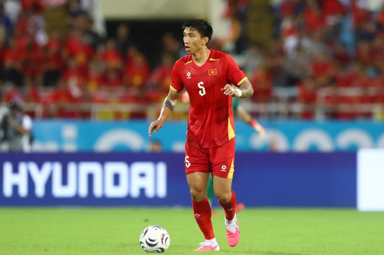 Doan Van Hau returns to the Vietnamese national team after more than 2 years affected by injury. Photo: VFF