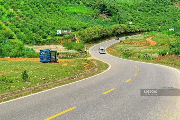 S-shaped road area, National Highway 6, Van Ho commune, Son La province. Photo: Truong Son
