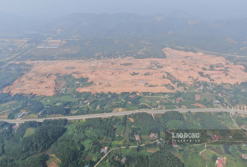 Tran Yen Industrial Park has a scale of nearly 255ha, with a total investment of over 2,184 billion VND. Photo: Van Duc