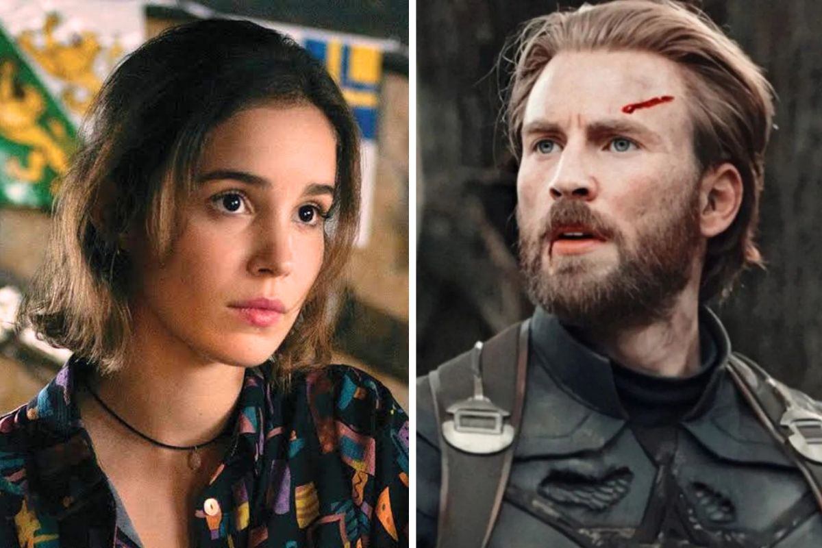 Alba Baptista and Chris Evans. Photo: Netflix, CGV