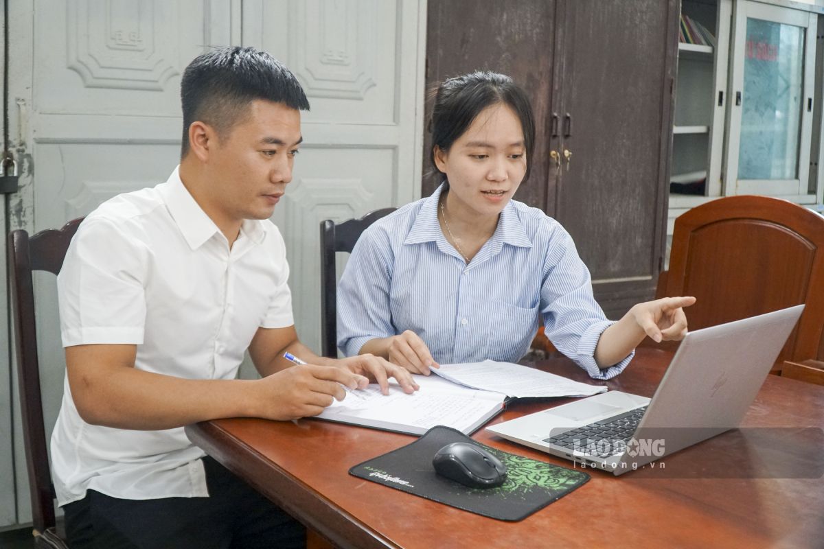 Chị Nguyệt và anh Tuấn Anh cùng