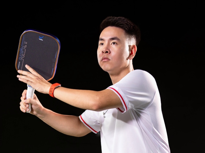 Dac Tien is one of the outstanding athletes of Vietnamese pickleball. Photo: NVCC