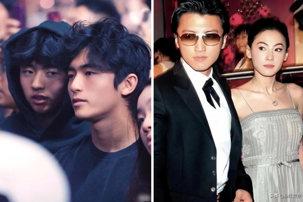 2 sons of Nicholas Tse and Cecilia Cheung. Photo: Xinhua