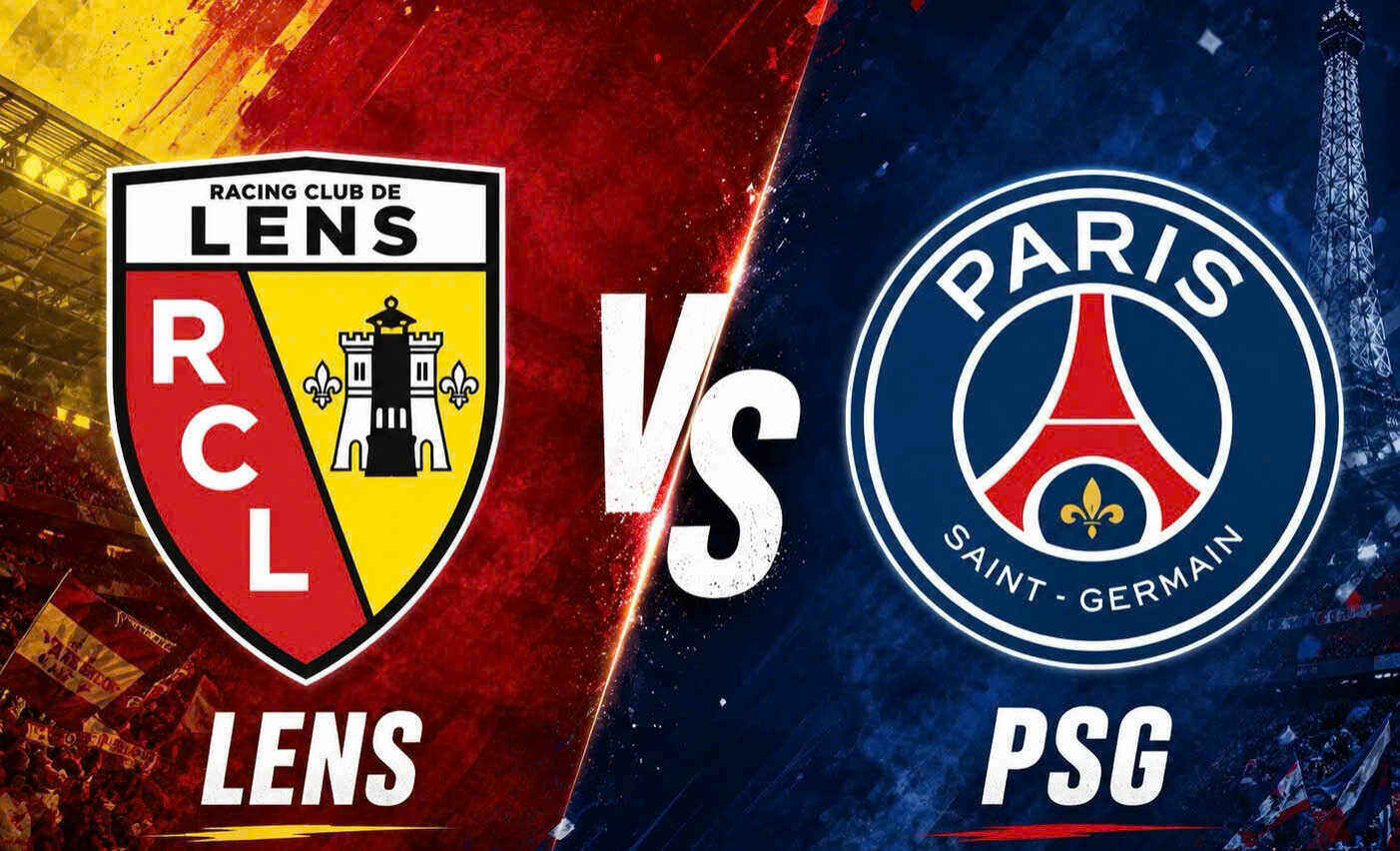 Lens vs PSG match prediction at the French Super Cup. Graphics: Van An
