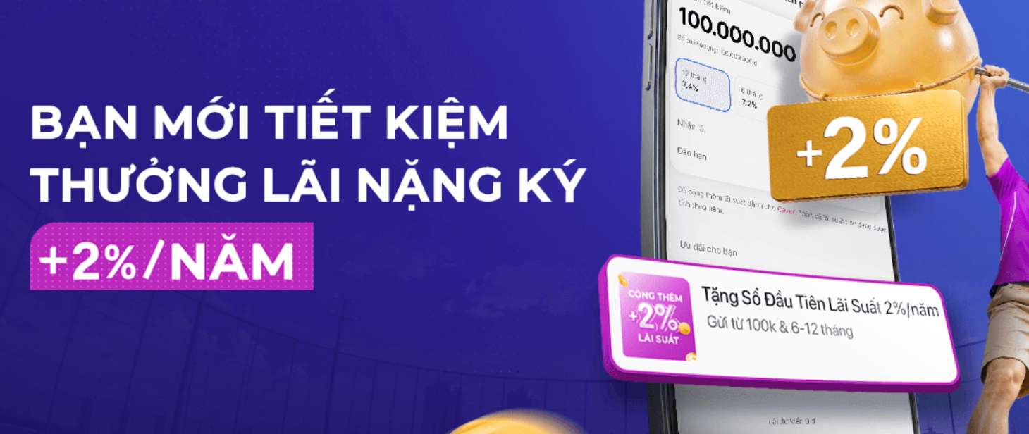 Biểu lãi suất tiết kiệm Cake by VPBank. Ảnh: Cake by VPBank