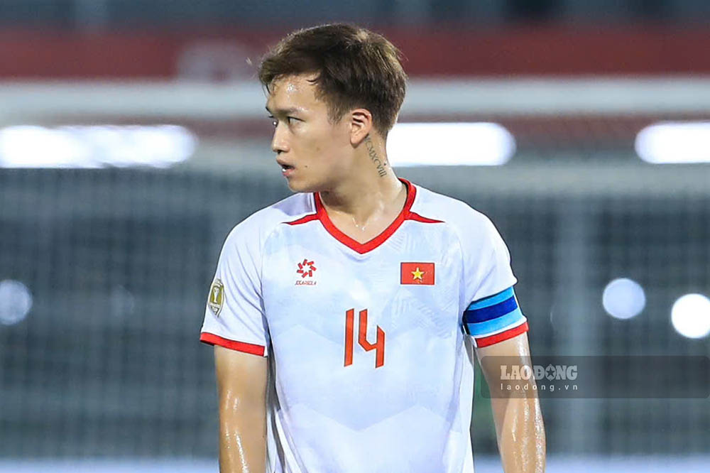 Midfielder Nguyen Hoang Duc. Photo: Minh Dan