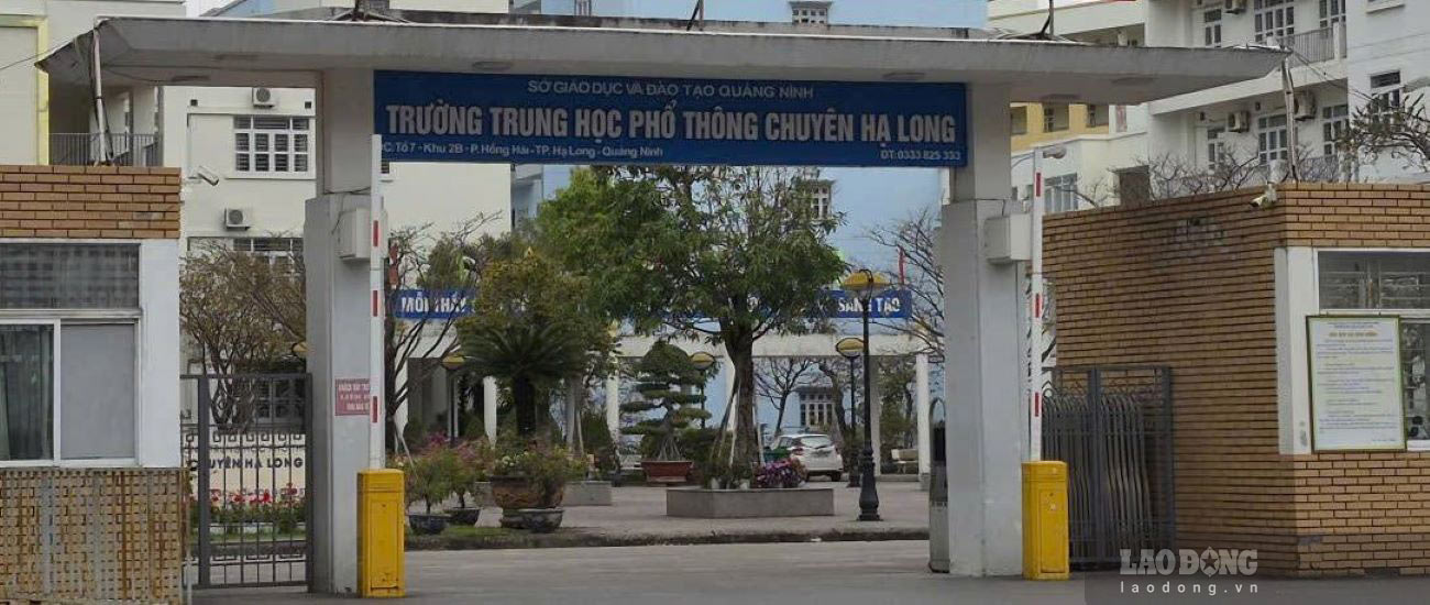Lycée spécialisé Hạ Long, province de Quảng Ninh. Photo: Nguyễn Hùng
