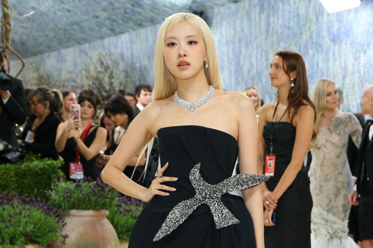 Female singer Rosé of Blackpink group. Photo: AFP