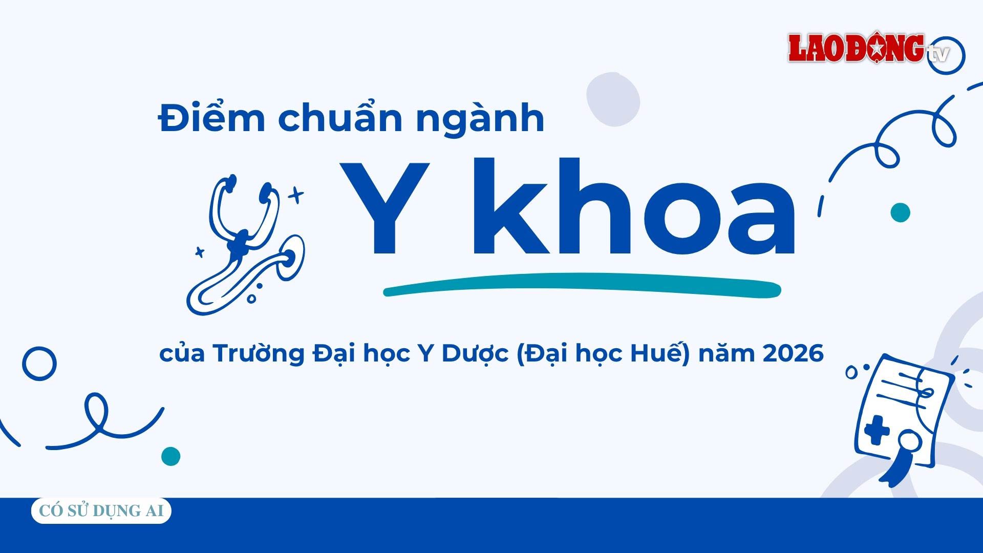 Medical major benchmark scores of the University of Medicine and Pharmacy (Hue University) in 2026