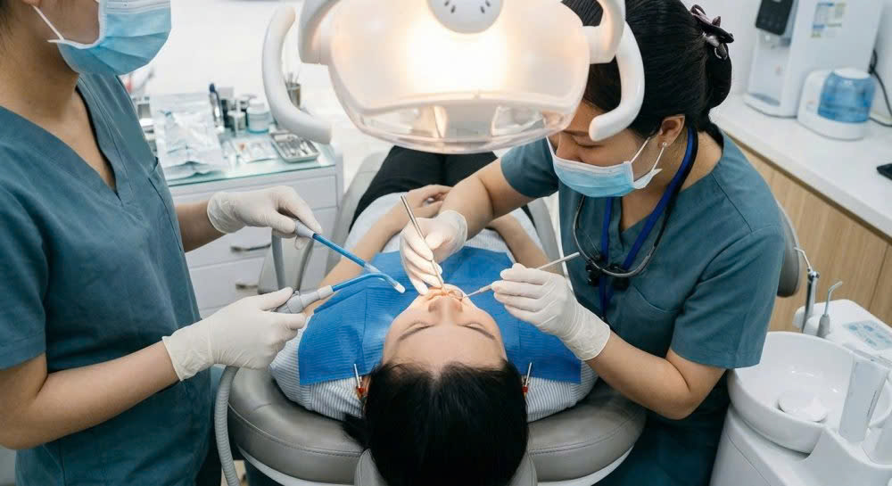 Hung Yen Department of Health fines two people for unlicensed medical examination and treatment. Photo: Huong Giang