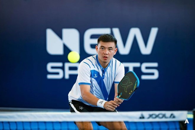 Tennis player Ly Hoang Nam is a member of the Vietnamese pickleball team competing in the 2026 World Cup. Photo: Thanh Chi