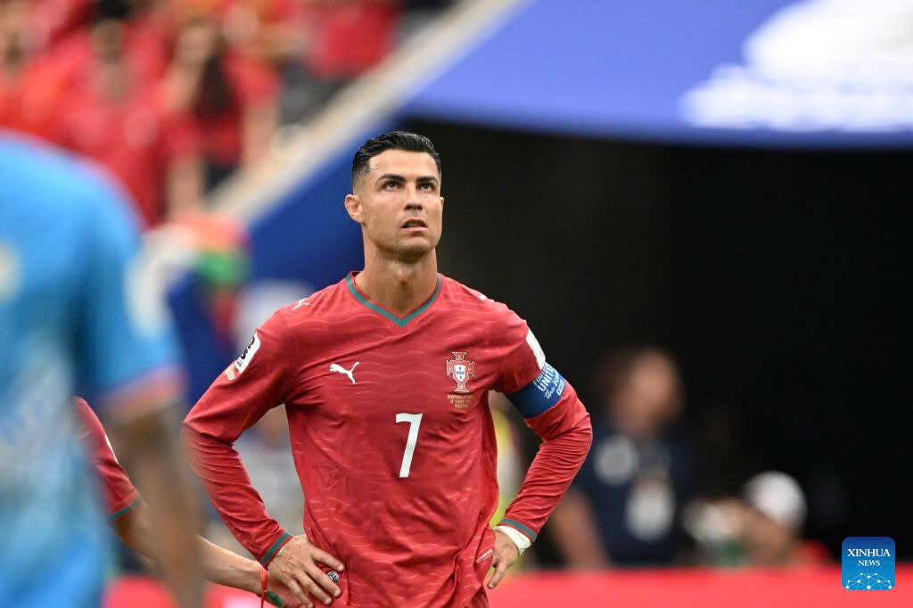Cristiano Ronaldo has hinted at the possibility of retiring. Photo: Xinhua