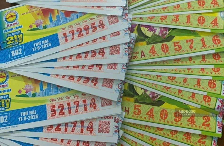 Xổ số miền Nam. Ảnh: Huyền Trân