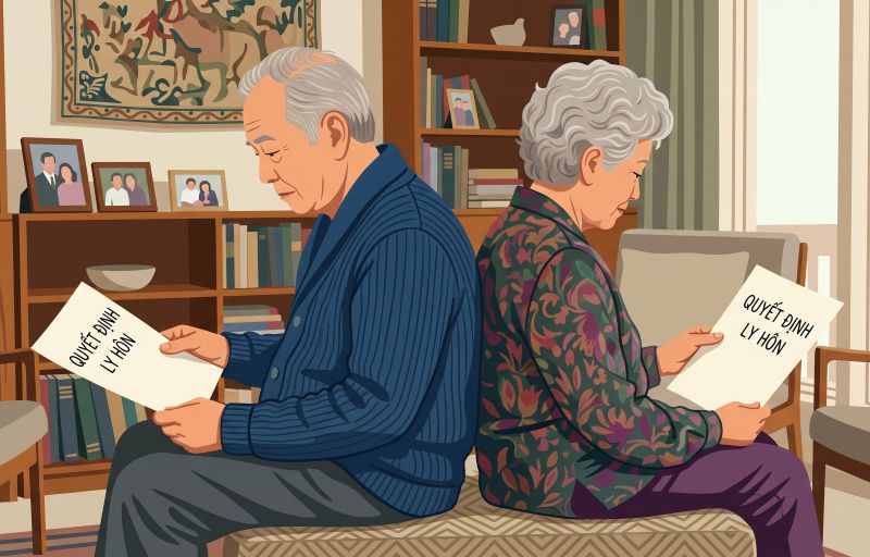 When divorcing, if the difficult and poor party requests alimony and there is a legitimate reason, the other party has the obligation to provide alimony according to their ability. Illustrative photo: AI