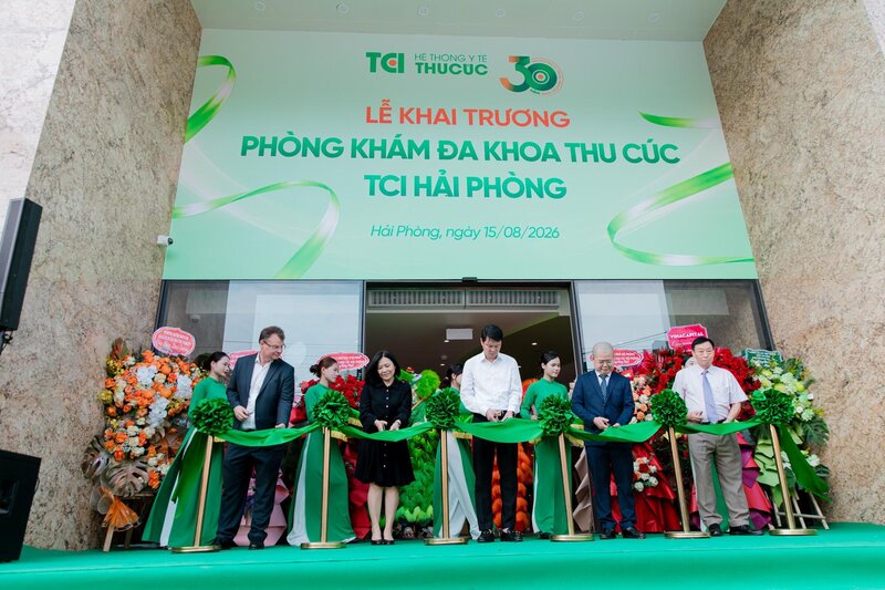 Thu Cuc TCI Hai Phong has just officially gone into operation, providing polyclinical examination, testing and diagnosis services for local people - The Thu Cuc TCI Hai Phong opening promotion program has a total value of up to 10 billion VND. Photo Thu Cuc TCL