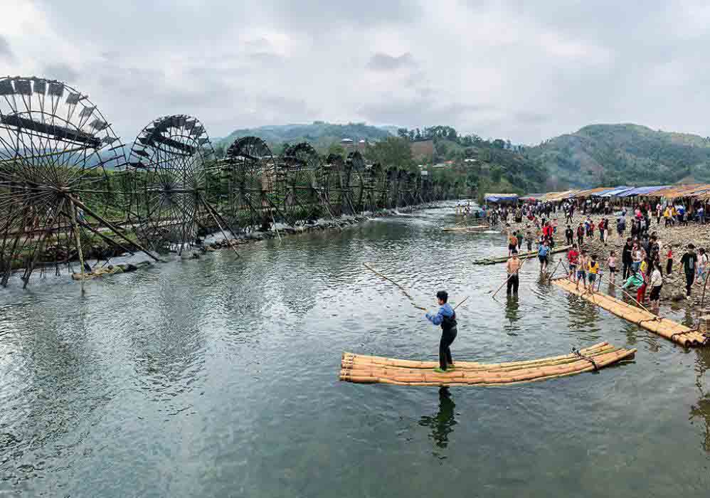 Cọn nước Nà Khương. Ảnh: Bích Thuận
