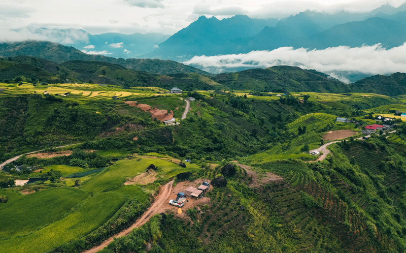 Đồi chè Tân Uyên. Ảnh: Ảnh: Nguyễn Ngọc Minh