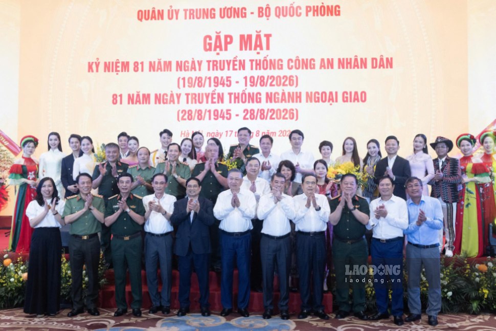 Tổng Bí thư, Chủ tịch nước Tô Lâm và các đại biểu. Ảnh: Hải Nguyễn