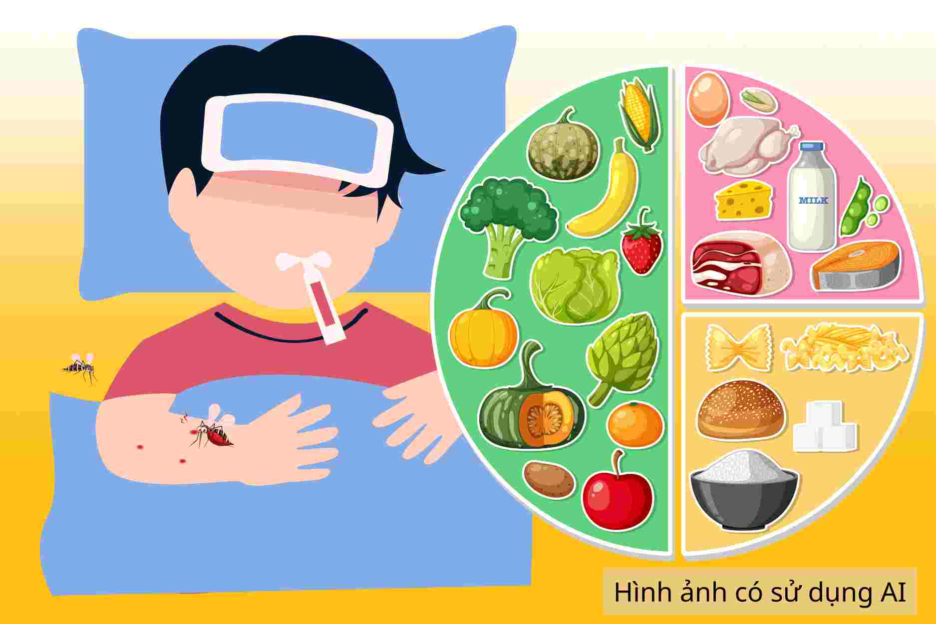 5 food groups that help people with dengue fever recover quickly