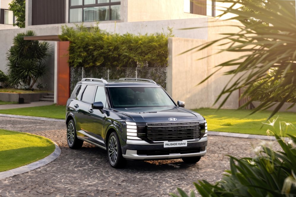 Palisade Hybrid has an impressive design with Bold Premium language. Photo of Hyundai Thanh Cong