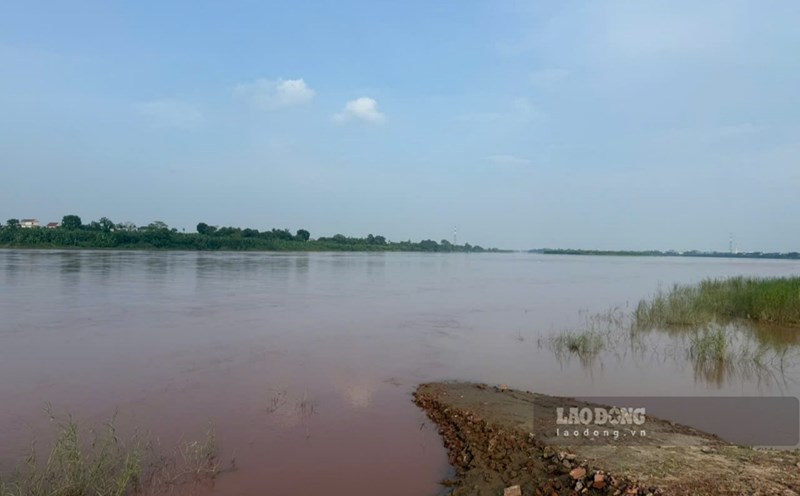 The water level of the Thao River (the main stream of the Red River) is forecast to rise. Photo: To Cong