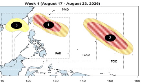 Forecast of storm after storm, low pressure after low pressure in the coming days. Photo: PAGASA