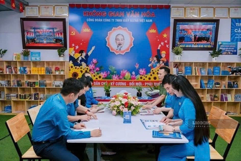 Liên đoàn Lao động tỉnh Thanh Hóa đã và đang rất tích cực cùng người sử dụng lao động, công nhân lao động xây dựng văn hóa doanh nghiệp. Ảnh: Trần Lâm