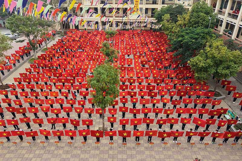 Lao Cai todavía tiene 473 escuelas públicas después de la reorganización. Foto: Portal de Información Electrónica de la provincia de Lao Cai