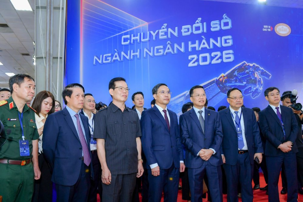 Sự kiện “Chuyển đổi số ngành Ngân hàng năm 2026” với chủ đề “Ngân hàng thông minh trong kỷ nguyên dữ liệu và AI”. Ảnh: Ban tổ chức.