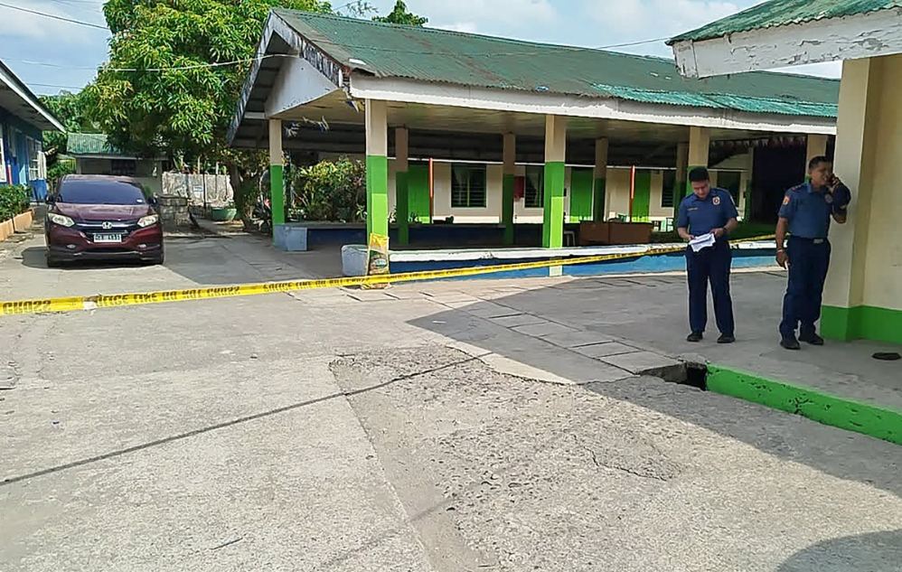 Scene of a school shooting in the Philippines in June 2026. Photo: AFP