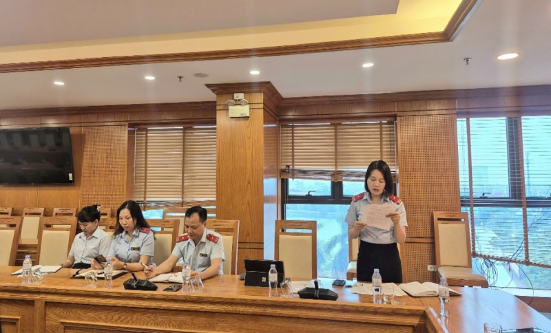 Hình ảnh tại buổi công bố Quyết định thanh tra việc chấp hành các quy định của pháp luật về tổ chức và hoạt động của các tổ chức hành nghề công chứng trên địa bàn tỉnh Bắc Ninh. Ảnh: Thanh tra tỉnh Bắc Ninh
