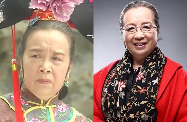 Actress Ly Minh Khai, famous for her role as Dung ma ma in the movie "Hoan Chau Cach Cach". Photo VieON/Xinhua