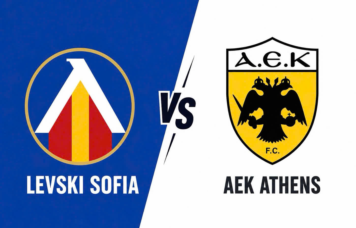 Football commentary Levski Sofia vs AEK Athens in Champions League.  Graphics: Dieu Anh