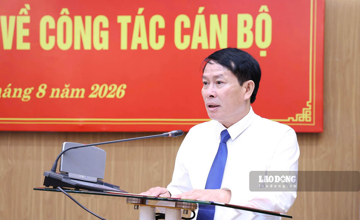 Ông Đỗ Văn Hùng - tân Giám đốc Sở Nội vụ, kiêm nhiệm chức vụ Phó Trưởng Ban Tổ chức Tỉnh ủy Tuyên Quang. Ảnh: Nguyễn Tùng