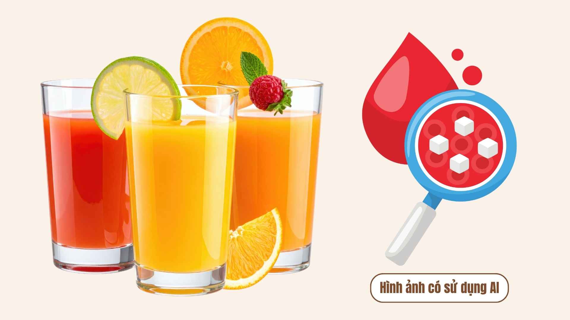 Doctor points out mistakes when detoxing with juice causes blood sugar to spike. Graphics: AI