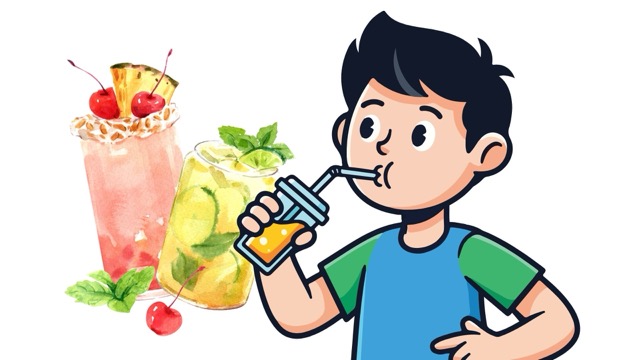 Drinking soft drinks regularly every day does not cause immediate damage but can increase chronic kidney disease. Graphic photo: Huong Son/ Uses AI