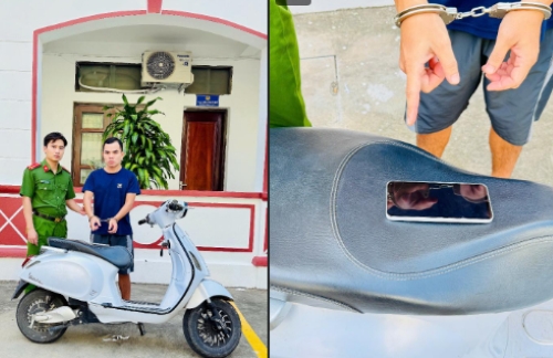 Subject and exhibits. Photo: Hai Phong City Police
