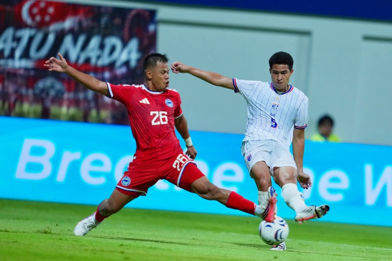 Link to watch Thailand vs Singapore live in the semi-finals of the ASEAN Cup 2026. Photo: FAT