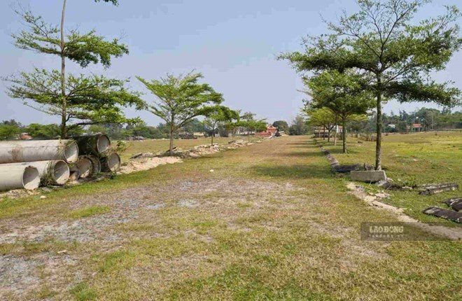 Many project areas implemented by Bach Dat An Joint Stock Company still have many problems to date. Photo: Truong An