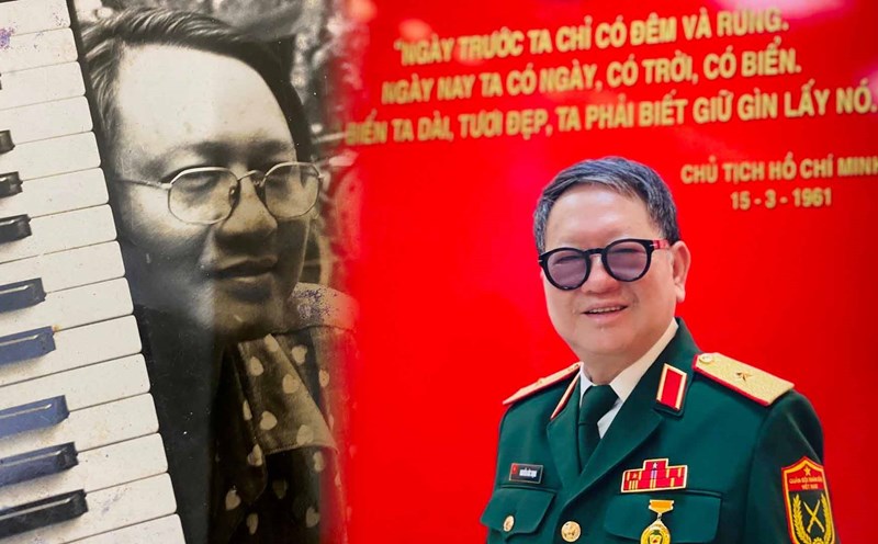 Major General, musician Duc Trinh re-elected Chairman of the Vietnam Musicians Association. Photo: NVCC