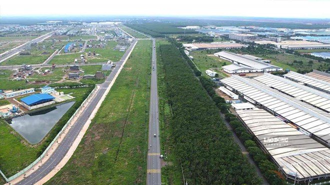 Dong Nai expands nearly 30km of DT. 769 road connecting Long Thanh airport. Photo: HAC