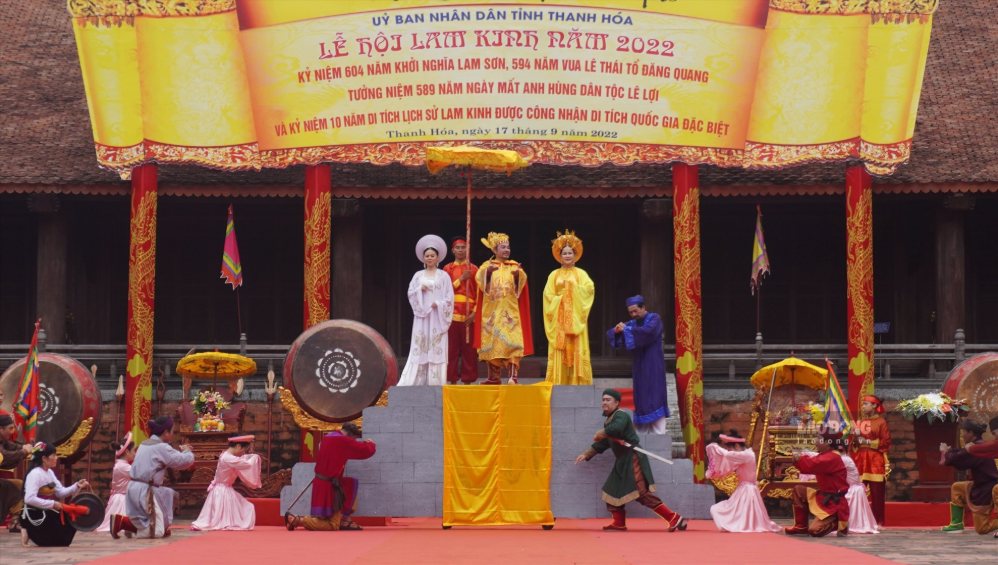 A scene in the Lam Kinh Festival. Photo: Quach Du
