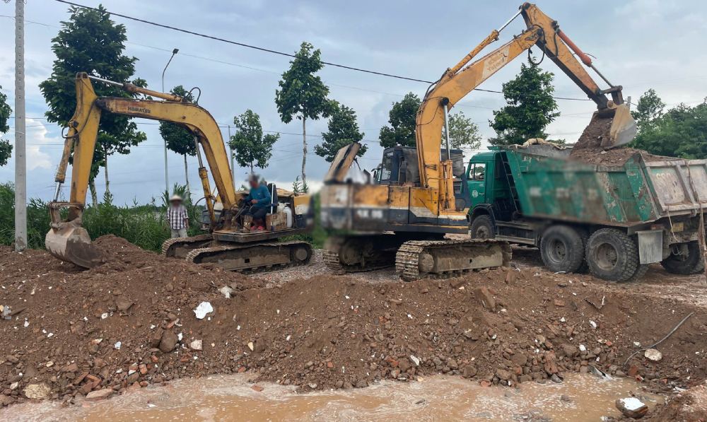 Công an đã khởi tố vụ án hình sự “Gây ô nhiễm môi trường” tại địa bàn ấp Tân Điền, xã Châu Thành. Ảnh: Hoàng Đô/Công an An Giang