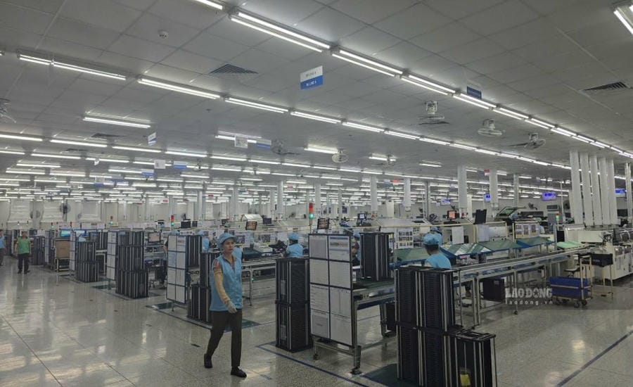 Students have early access to businesses, contributing to expanding job opportunities after training. Photo: Quang Phuong