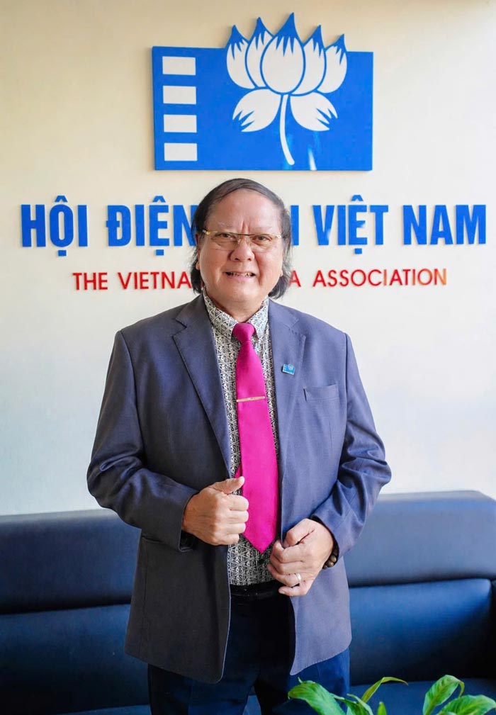 Assoc. Prof. Dr. Do Lenh Hung Tu - President of the Vietnam Cinema Association. Photo provided by the character