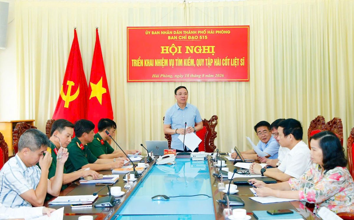 Hai Phong accelerates the progress of searching, repatriating and identifying martyrs' remains. Photo: Hai Phong e-Portal