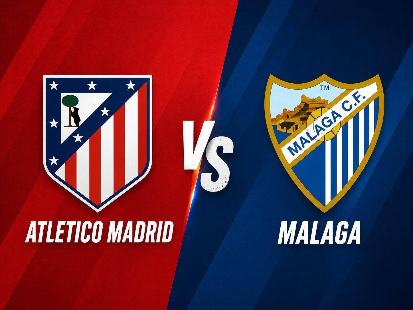 Football prediction Atletico Madrid vs Malaga in La Liga. Graphics: Van An