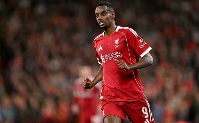 Alexander Isak's first season was not as expected at Anfield. Photo: AFP