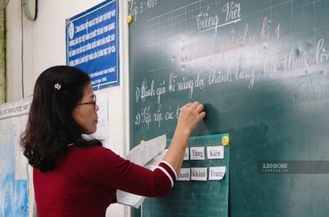 Trường hợp phó hiệu trưởng của cơ sở giáo dục mầm non công lập thuộc diện sắp xếp nếu có nguyện vọng nghỉ việc thì được thực hiện giải quyết chính sách tinh giản biên chế. Ảnh: Tường Vân.