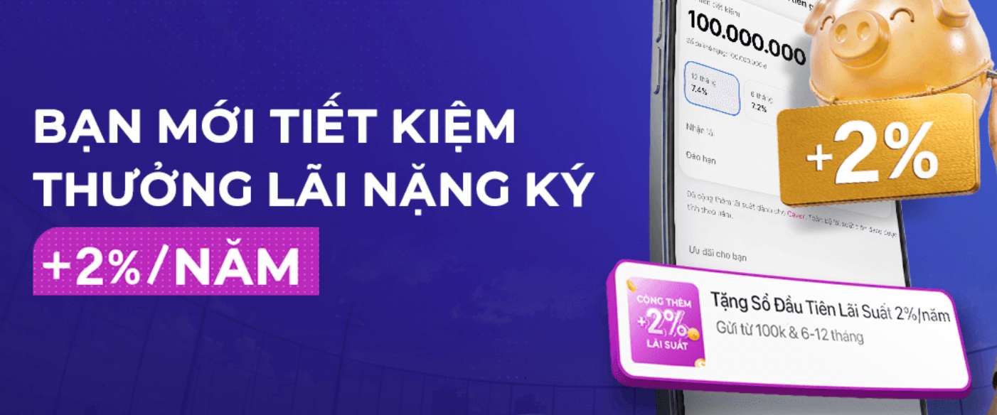 Biểu lãi suất tiết kiệm Cake by VPBank. Ảnh: Cake by VPBank